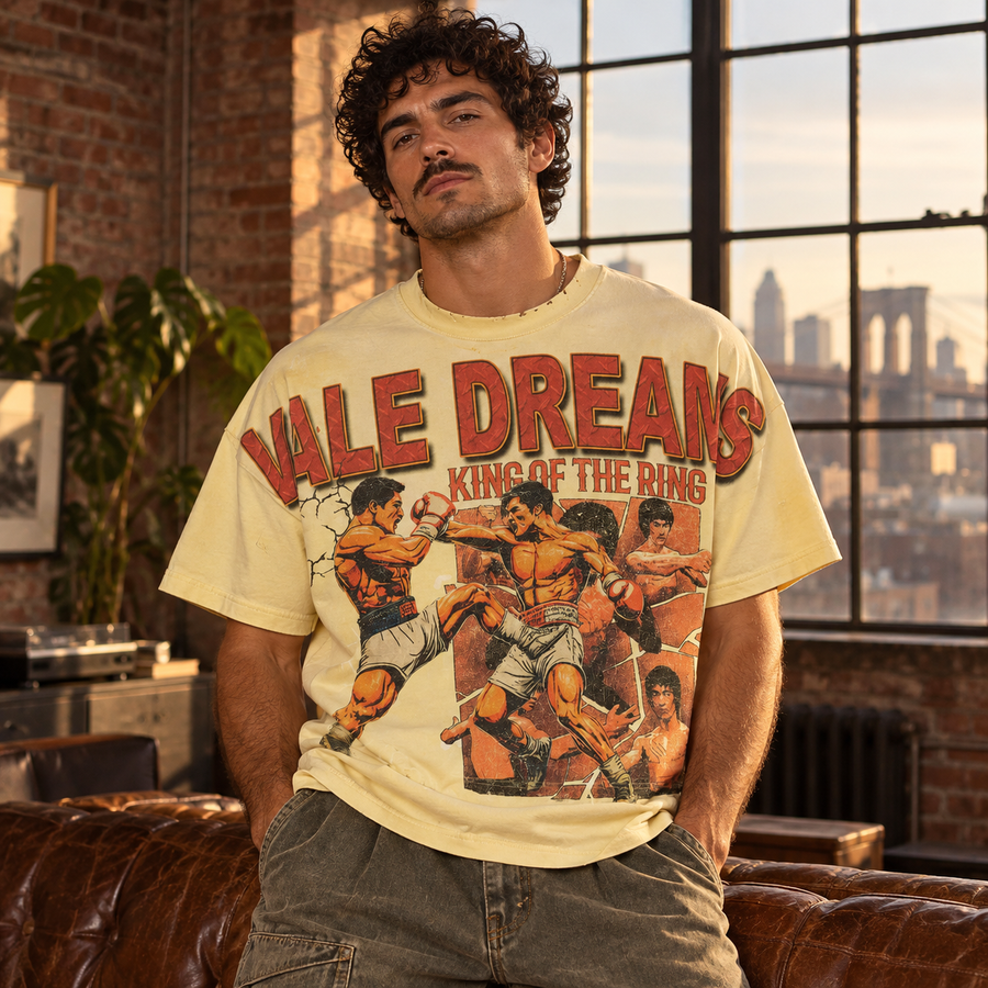 Vale Forever collection cover: distinct male American streetwear model